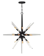 Fredrick Ramond - FR47408BLK - LED Chandelier - Ariel - Black