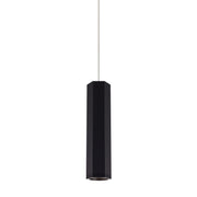 Visual Comfort Modern - 700FJBLKSBS-LED930 - LED Pendant - Blok - Matte Black/Satin Nickel