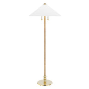 Hudson Valley - L1399-AGB - Two Light Floor Lamp - Flare - Aged Brass