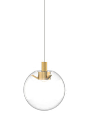 Visual Comfort Modern - 700FJPLNCNB-LED930 - LED Pendant - Palona - Natural Brass