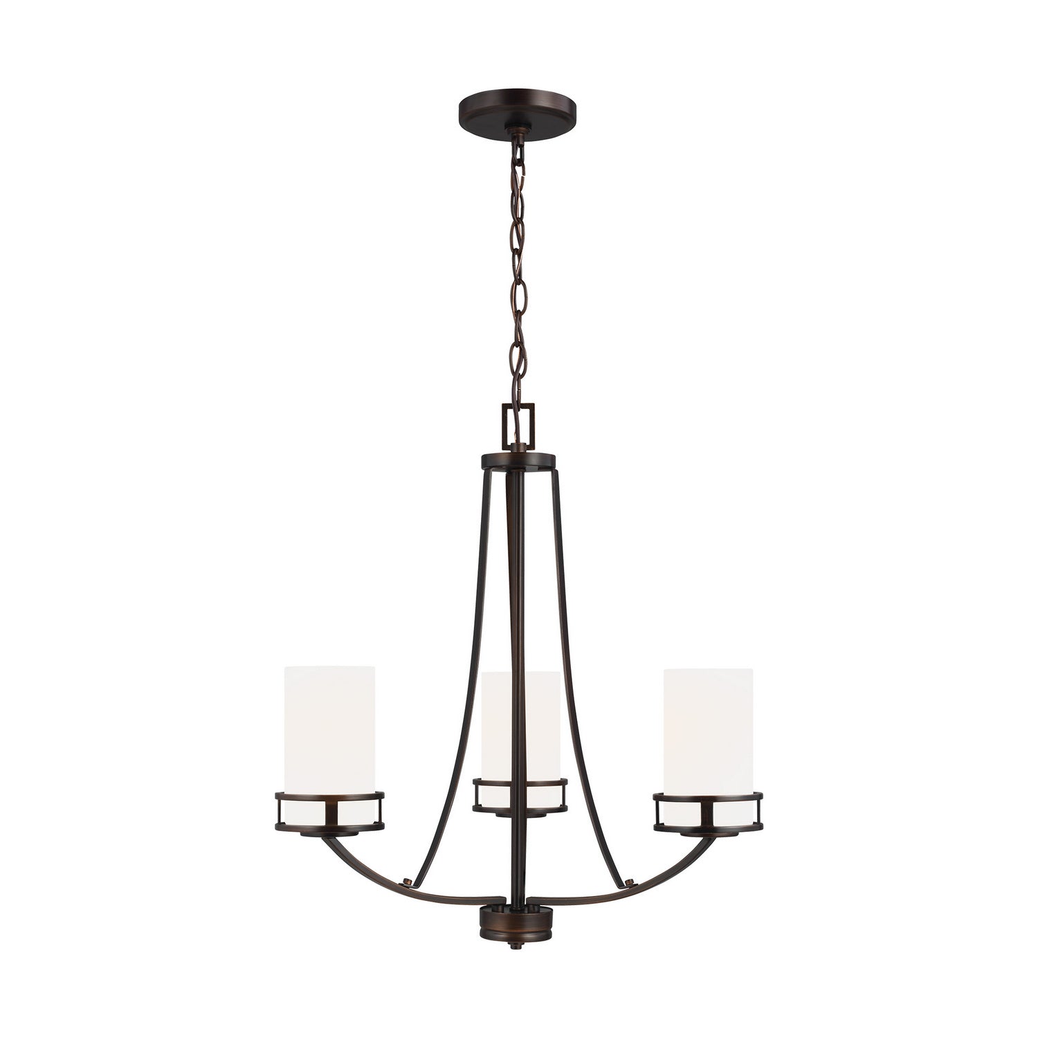 Generation Lighting - 3121603-710 - Three Light Chandelier - Robie - Bronze