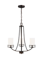 Generation Lighting - 3121603EN3-710 - Three Light Chandelier - Robie - Bronze