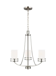 Generation Lighting - 3121603EN3-962 - Three Light Chandelier - Robie - Brushed Nickel