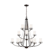 Generation Lighting - 3121612-710 - 12 Light Chandelier - Robie - Bronze