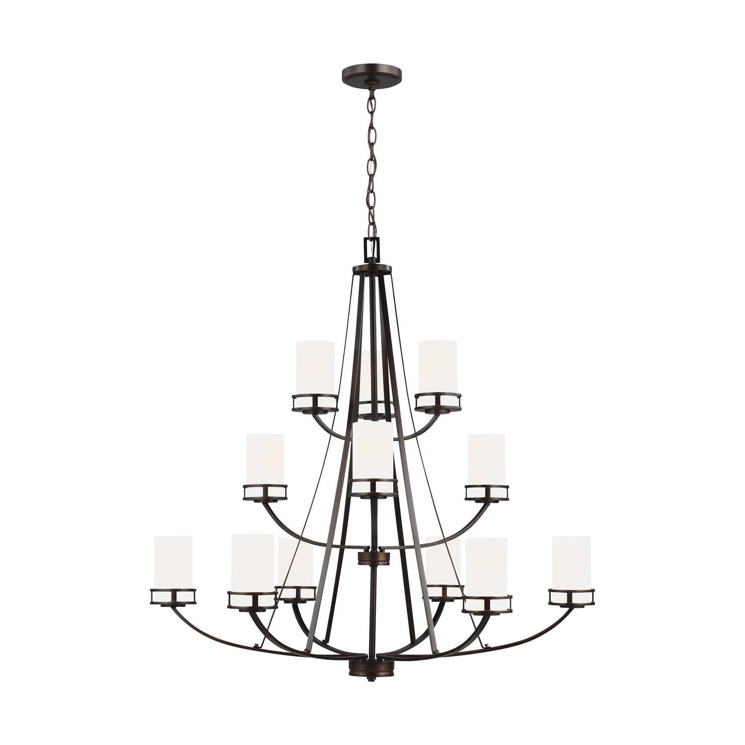 Generation Lighting - 3121612-710 - 12 Light Chandelier - Robie - Bronze