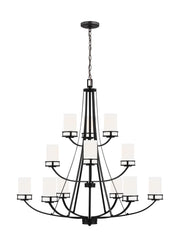 Generation Lighting - 3121612EN3-112 - 12 Light Chandelier - Robie - Midnight Black