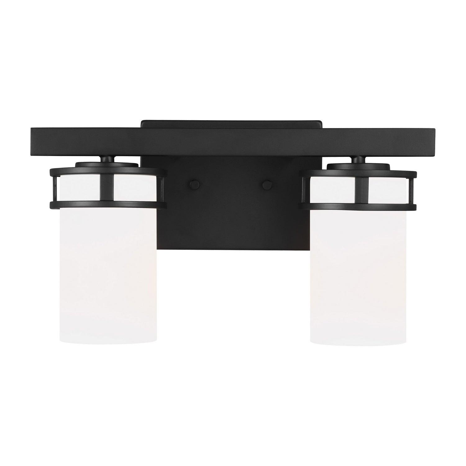 Generation Lighting - 4421602-112 - Two Light Wall / Bath - Robie - Midnight Black