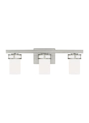 Generation Lighting - 4421603EN3-962 - Three Light Wall / Bath - Robie - Brushed Nickel