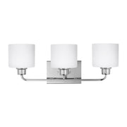 Generation Lighting - 4428803EN3-05 - Three Light Wall / Bath - Canfield - Chrome