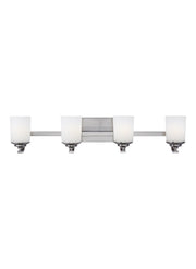 Generation Lighting - 4430704EN3-962 - Four Light Wall / Bath - Kemal - Brushed Nickel
