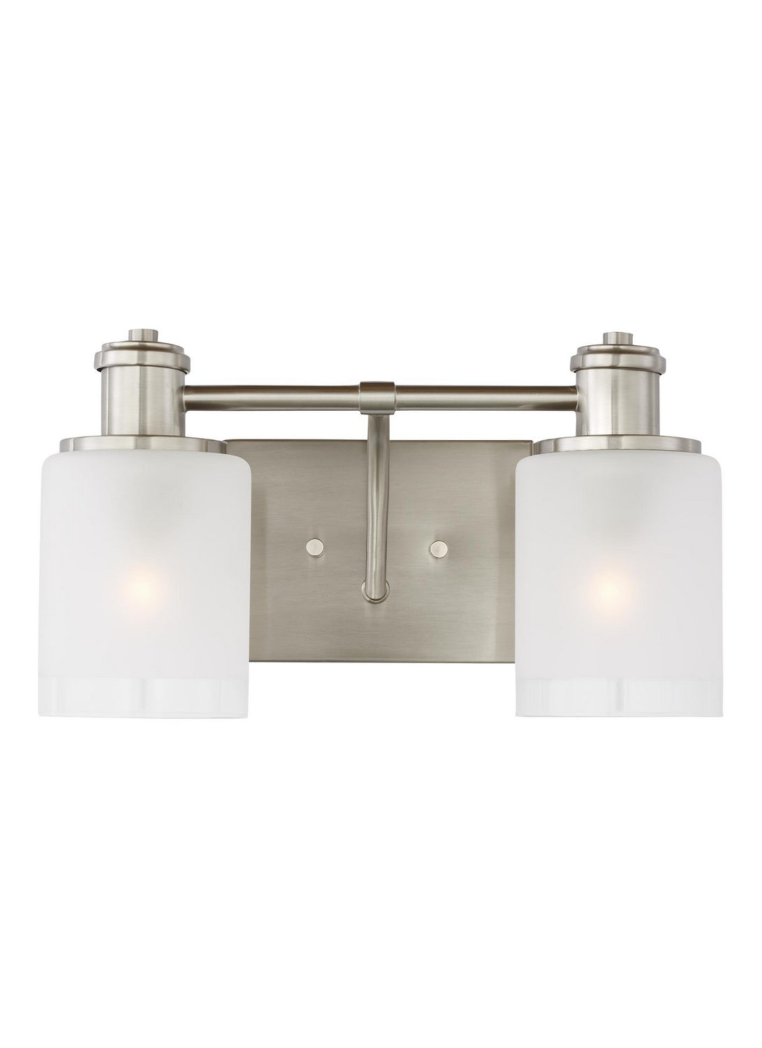 Generation Lighting - 4439802EN3-962 - Two Light Wall / Bath - Norwood - Brushed Nickel