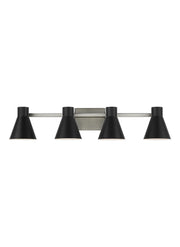 Generation Lighting - 4441304EN3-962 - Four Light Wall / Bath - Towner - Brushed Nickel