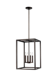 Generation Lighting - 5134504EN-710 - Four Light Hall / Foyer - Moffet Street - Bronze