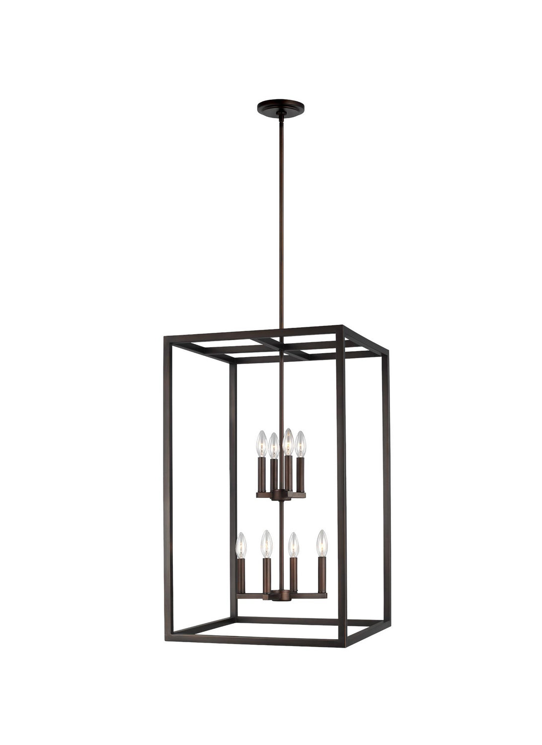Generation Lighting - 5134508EN-710 - Eight Light Hall / Foyer - Moffet Street - Bronze