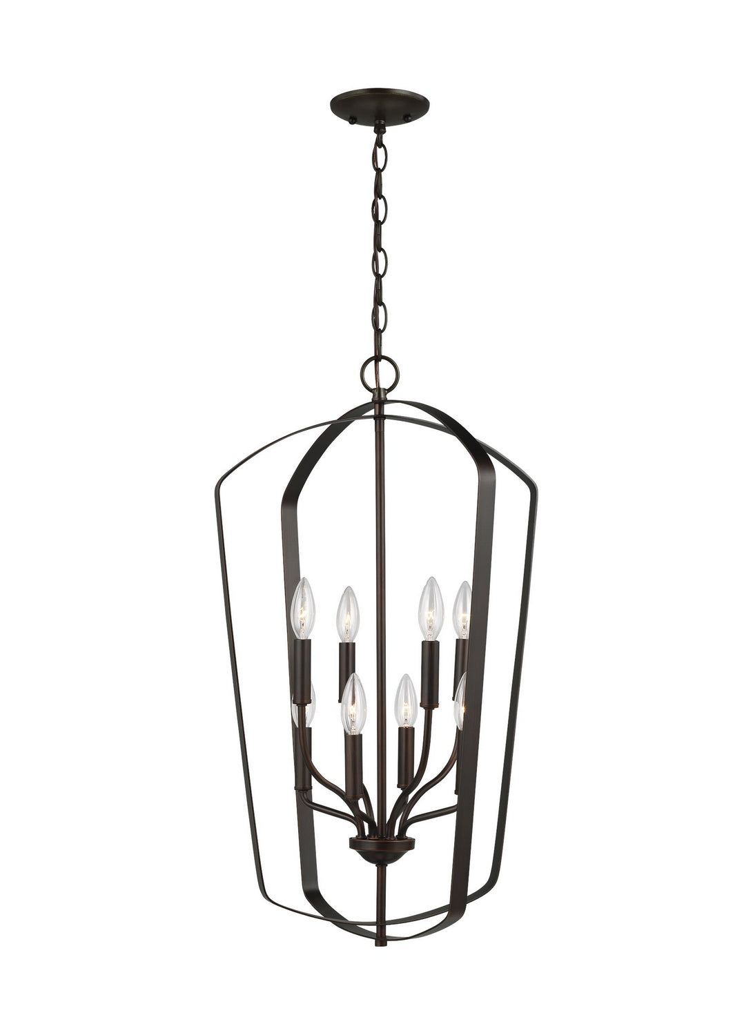 Generation Lighting - 5134908EN-710 - Eight Light Hall / Foyer - Romee - Bronze