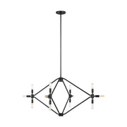 Visual Comfort Studio - 5206712-112 - 12 Light Chandelier - Wyn - Midnight Black