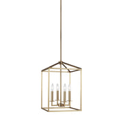 Generation Lighting - 5215004EN-848 - Four Light Hall / Foyer - Perryton - Satin Brass