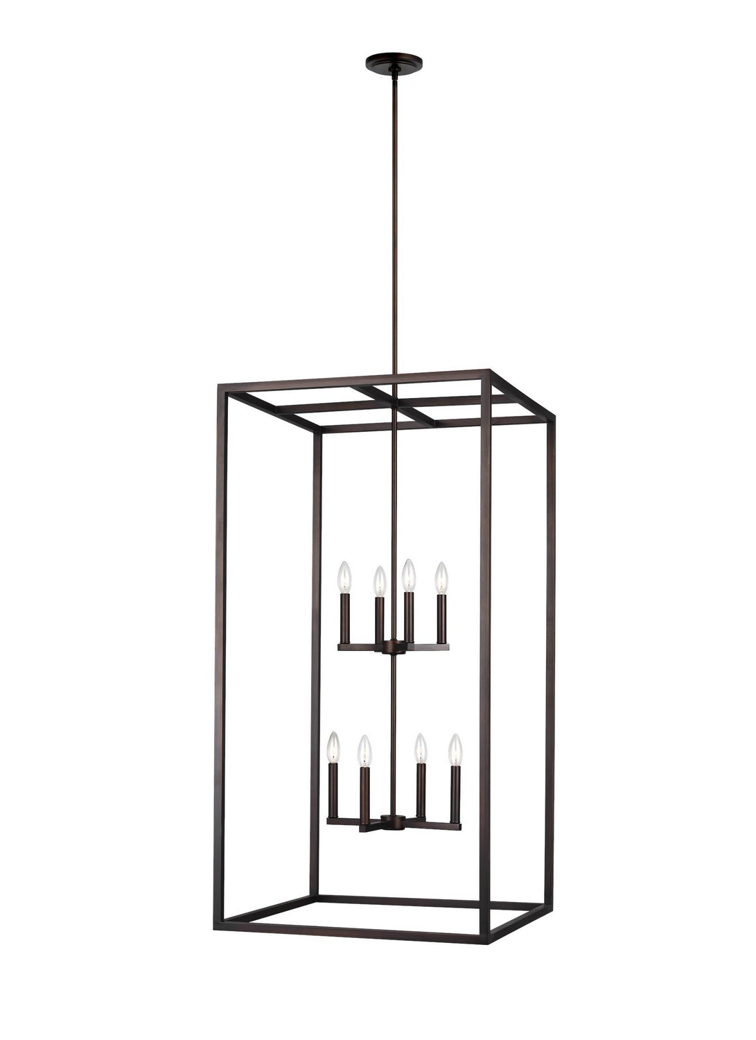 Generation Lighting - 5234508EN-710 - Eight Light Hall / Foyer - Moffet Street - Bronze