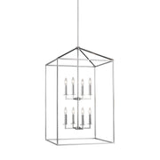 Generation Lighting - 5315008-05 - Eight Light Hall / Foyer Pendant - Perryton - Chrome
