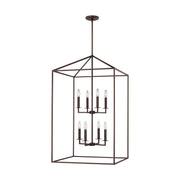 Generation Lighting - 5315008EN-710 - Eight Light Hall / Foyer - Perryton - Bronze