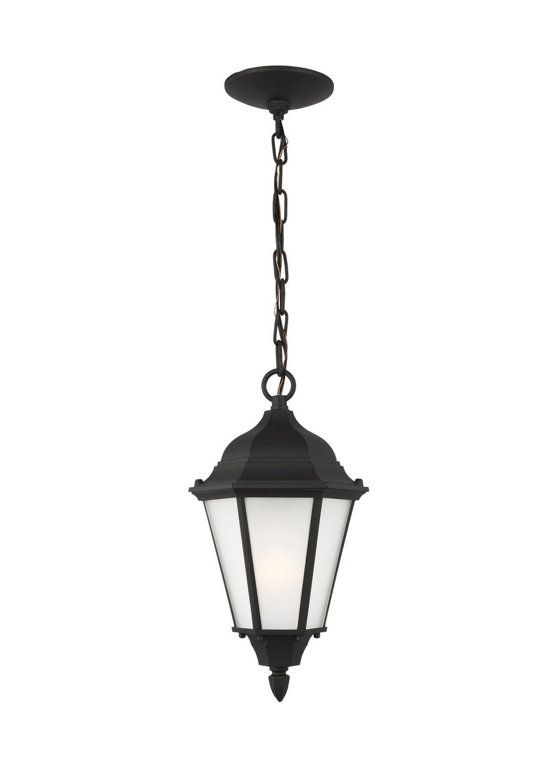 Generation Lighting - 60941-12 - One Light Outdoor Pendant - Bakersville - Black