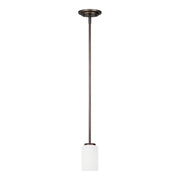 Generation Lighting - 61160EN3-710 - One Light Mini-Pendant - Oslo - Bronze