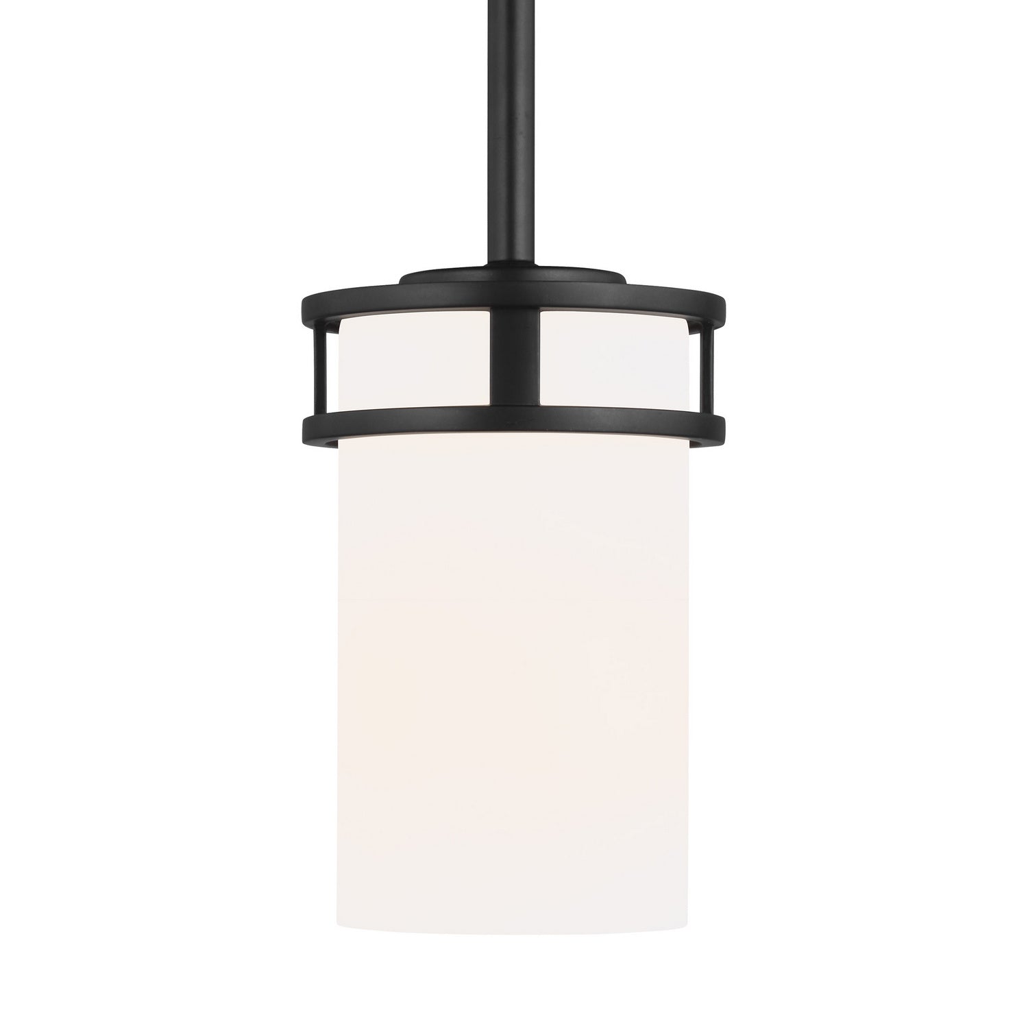 Generation Lighting - 6121601-112 - One Light Mini-Pendant - Robie - Midnight Black