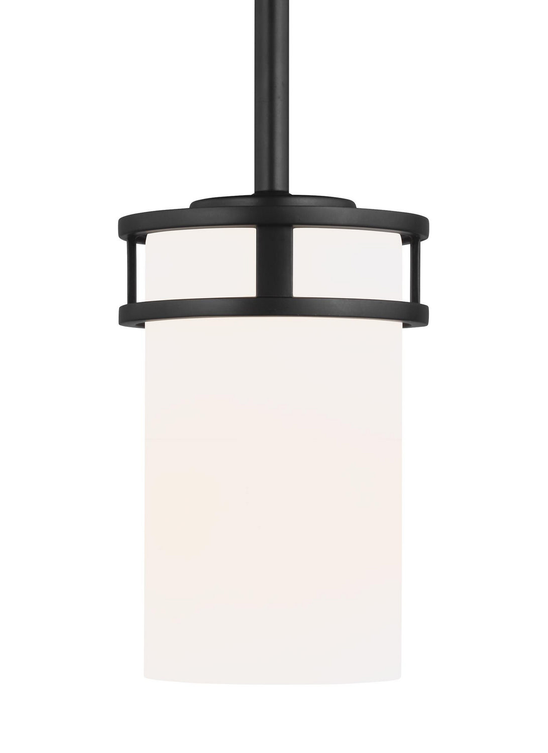 Generation Lighting - 6121601EN3-112 - One Light Mini-Pendant - Robie - Midnight Black