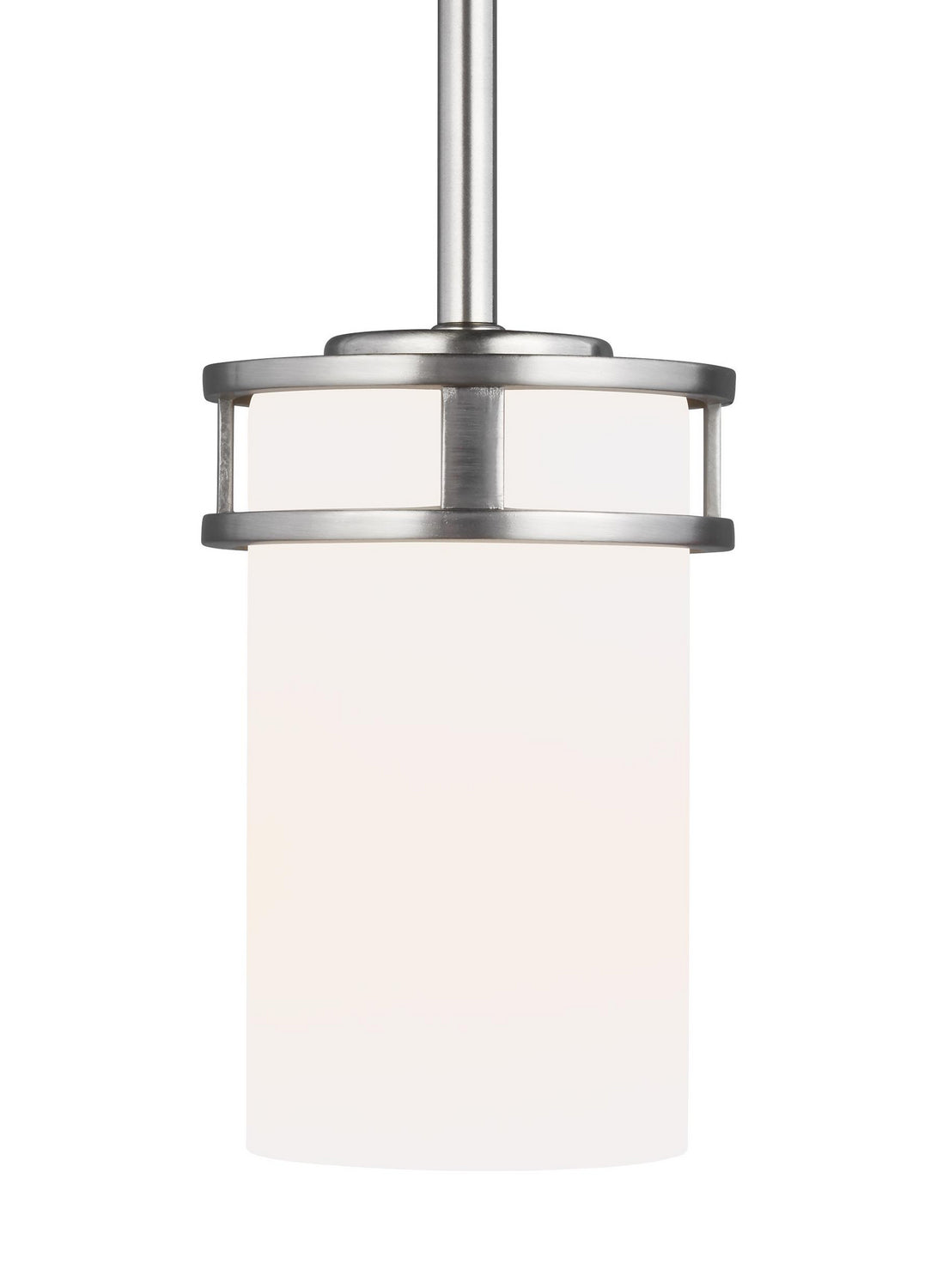 Generation Lighting - 6121601EN3-962 - One Light Mini-Pendant - Robie - Brushed Nickel