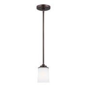 Generation Lighting - 6130701-710 - One Light Mini-Pendant - Kemal - Bronze