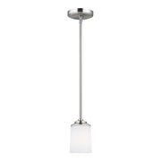 Generation Lighting - 6130701-962 - One Light Mini-Pendant - Kemal - Brushed Nickel