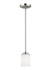 Generation Lighting - 6130701EN3-962 - One Light Mini-Pendant - Kemal - Brushed Nickel