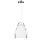 Visual Comfort Studio - 6551801-05 - One Light Pendant - Norman - Chrome
