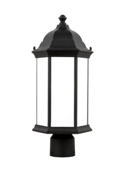 Generation Lighting - 8238651EN3-12 - One Light Outdoor Post Lantern - Sevier - Black