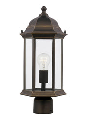 Generation Lighting - 8238651EN3-71 - One Light Outdoor Post Lantern - Sevier - Antique Bronze