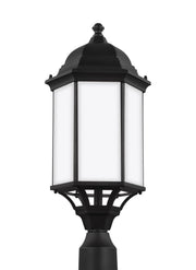 Generation Lighting - 8238751-12 - One Light Outdoor Post Lantern - Sevier - Black
