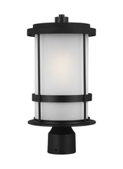 Generation Lighting - 8290901EN3-12 - One Light Outdoor Post Lantern - Wilburn - Black