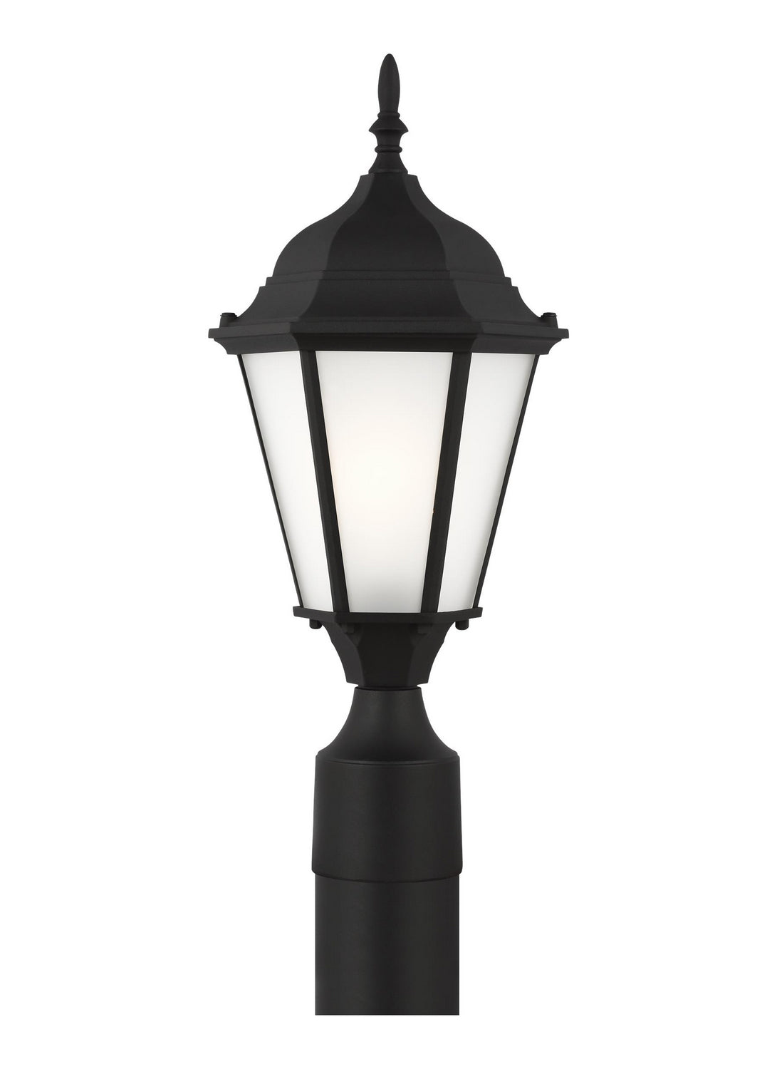 Generation Lighting - 82941EN3-12 - One Light Outdoor Post Lantern - Bakersville - Black
