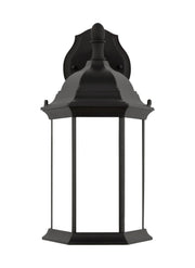 Generation Lighting - 8938751-12 - One Light Outdoor Wall Lantern - Sevier - Black