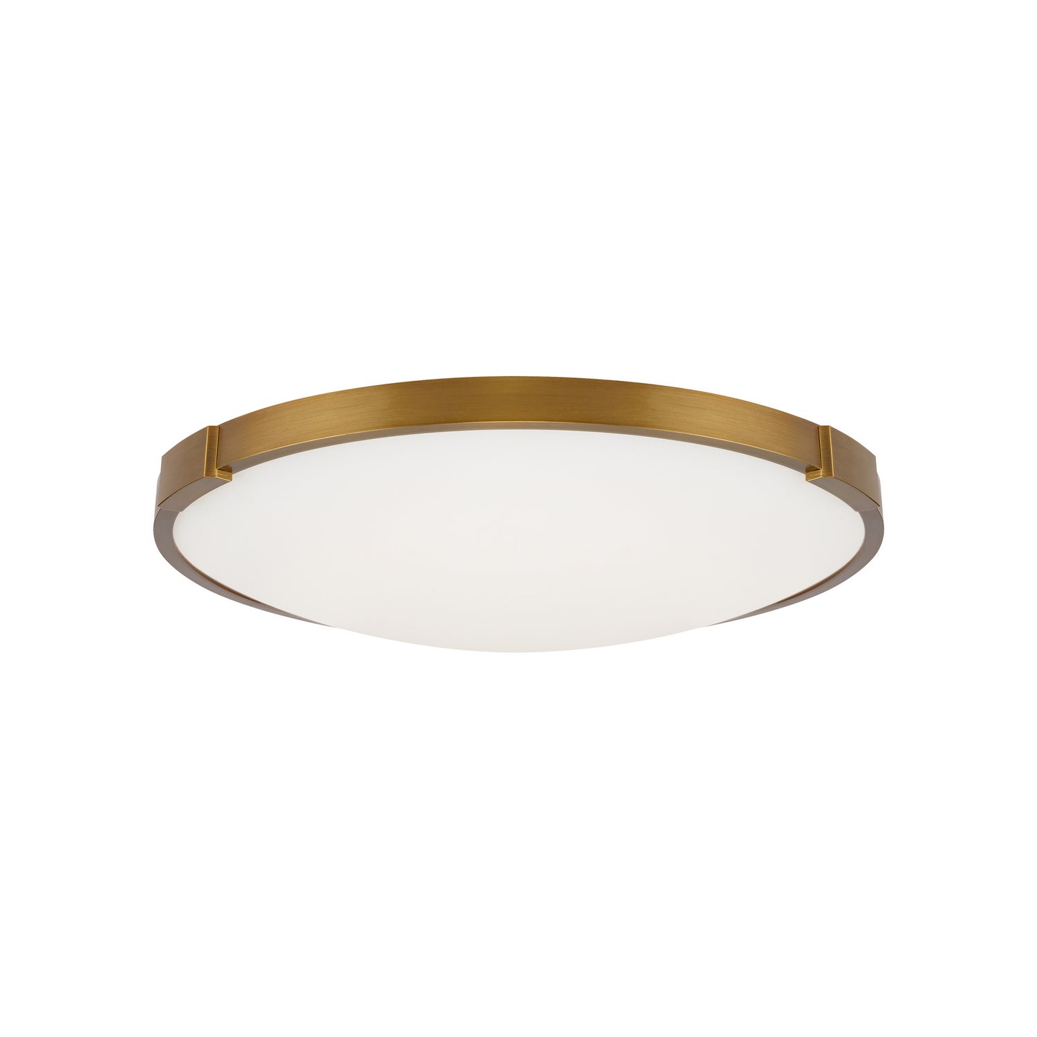 Visual Comfort Modern - 700FMLNC13A-LED930 - LED Flush Mount - Lance - Aged Brass