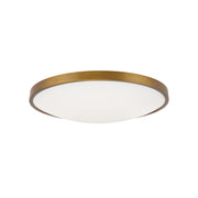 Visual Comfort Modern - 700FMVNC13A-LED927-277 - LED Flush Mount - Vance - Aged Brass