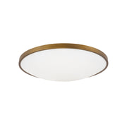 Visual Comfort Modern - 700FMVNC18A-LED930-277 - LED Flush Mount - Vance - Aged Brass