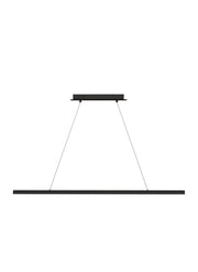 Visual Comfort Modern - 700LSDES48B-LED92730 - LED Suspension - Dessau - Nightshade Black
