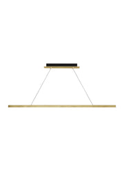 Visual Comfort Modern - 700LSDES48NB-LED92730 - LED Linear Suspension - Dessau - Natural Brass