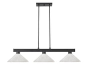 Z-Lite - 152MB-AWL14 - Three Light Billiard - Cobalt - Matte Black