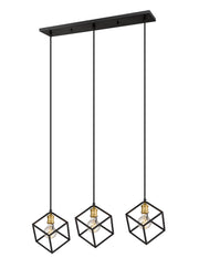 Z-Lite - 478-3L-BRZ-OBR - Three Light Linear Chandelier - Vertical - Bronze / Olde Brass