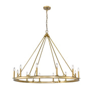 Z-Lite - 482R-12OBR - 12 Light Chandelier - Barclay - Olde Brass