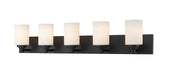 Z-Lite - 485-5V-MB - Five Light Vanity - Soledad - Matte Black
