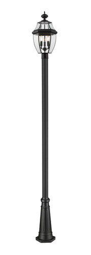 Z-Lite - 580PHB-519P-BK - Three Light Outdoor Post Mount - Westover - Black