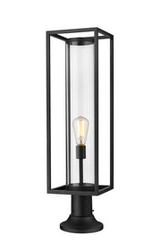 Z-Lite - 584PHBR-553PM-BK - One Light Outdoor Pier Mount - Dunbroch - Black